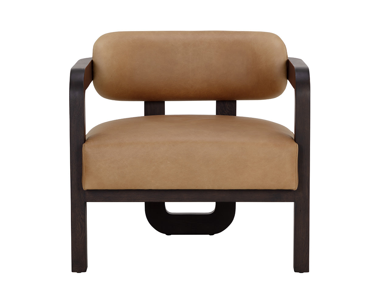 Madrone Lounge Chair - Brown - Ludlow Sesame Leather