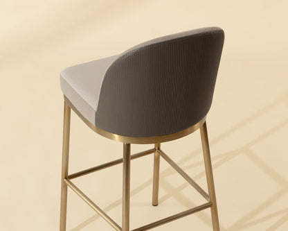 Lavania Barstool - Meg Taupe / Porcini Taupe