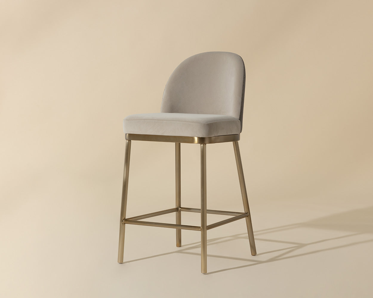 Lavania Counter Stool - Meg Taupe / Porcini Taupe