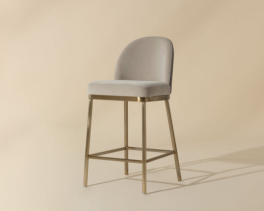 Lavania Counter Stool - Meg Taupe / Porcini Taupe