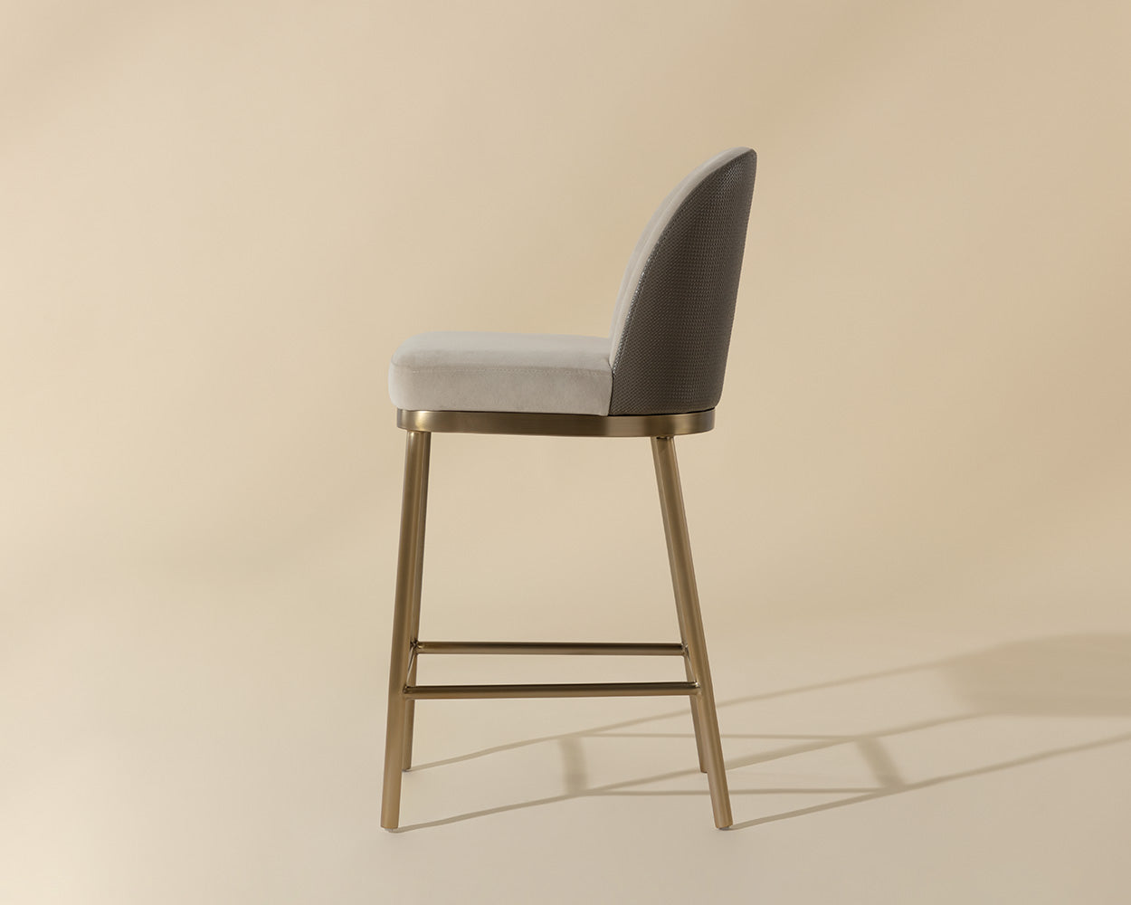 Lavania Counter Stool - Meg Taupe / Porcini Taupe