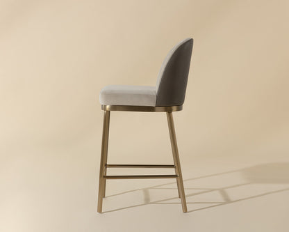 Lavania Counter Stool - Meg Taupe / Porcini Taupe