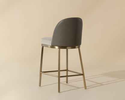 Lavania Counter Stool - Meg Taupe / Porcini Taupe