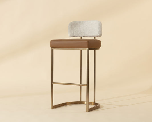 Larissa Barstool - Napa Cognac / Rhea Light Barley
