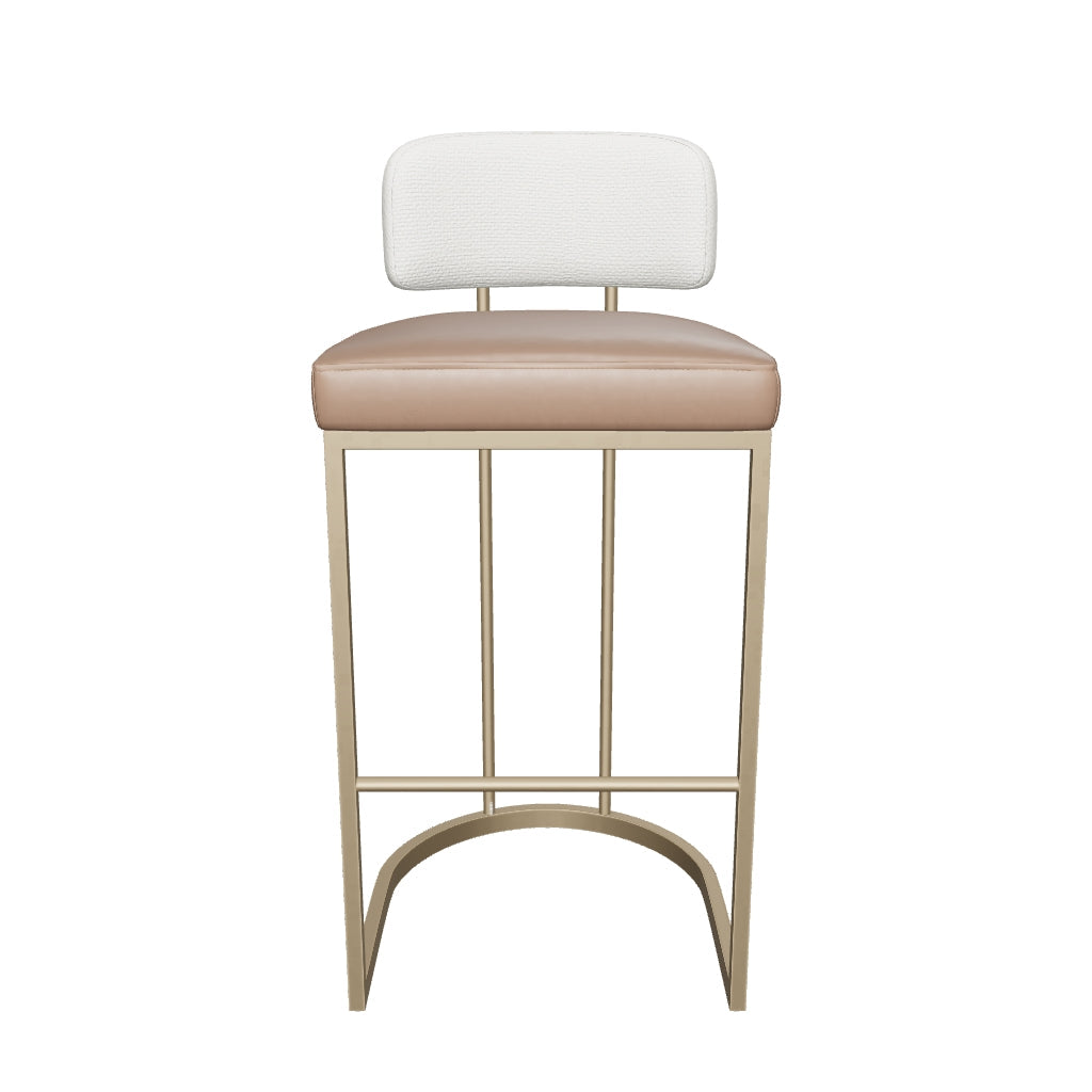 Larissa Barstool - Napa Cognac / Rhea Light Barley
