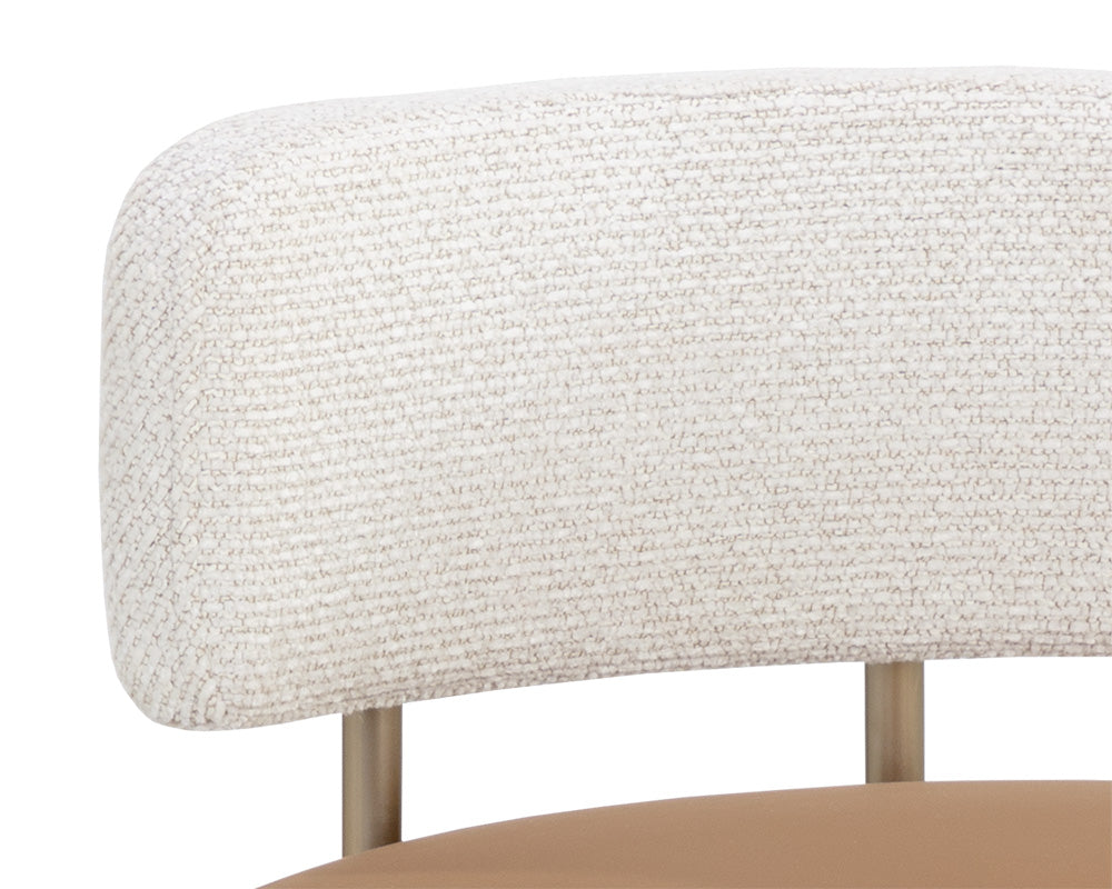 Larissa Counter Stool - Napa Cognac / Rhea Light Barley