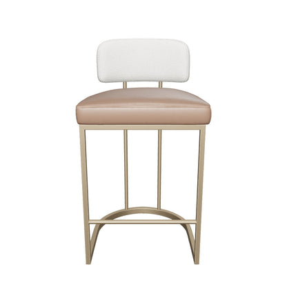 Larissa Counter Stool - Napa Cognac / Rhea Light Barley