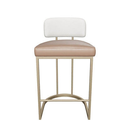 Larissa Counter Stool - Napa Cognac / Rhea Light Barley