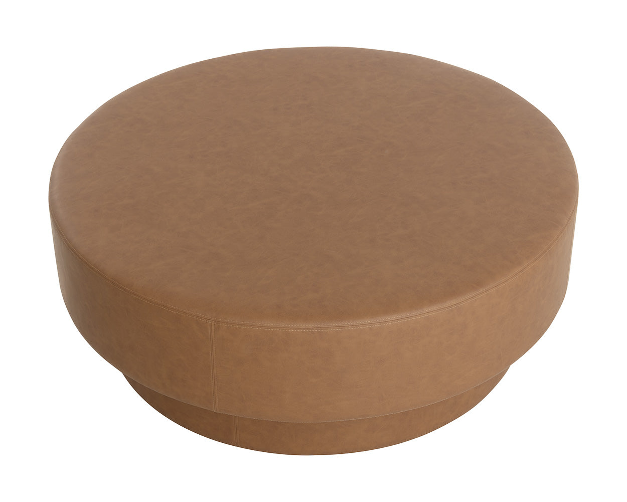 Arlo Ottoman - Milliken Cognac