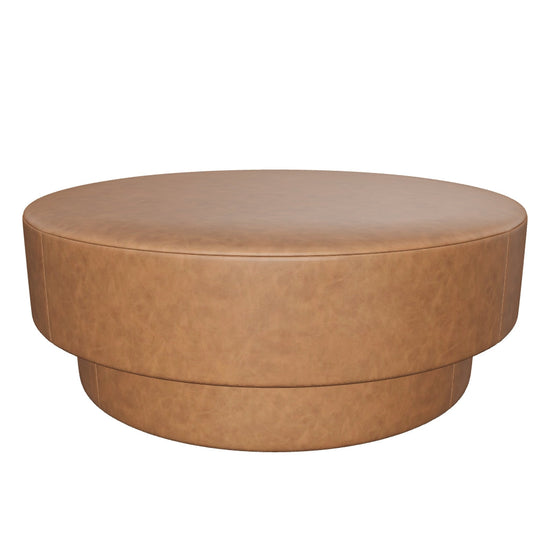 Arlo Ottoman - Milliken Cognac