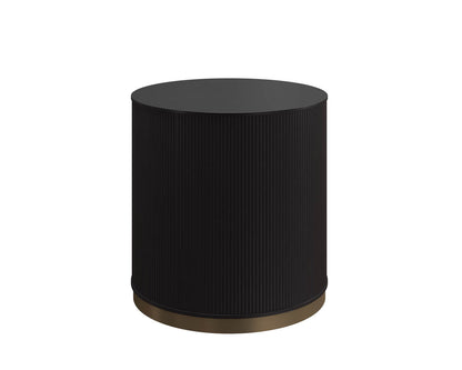 Kalla Side Table - Charcoal