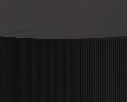 Kalla Coffee Table - Round - Charcoal
