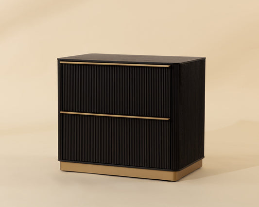 Kalla Nightstand - Small - Charcoal