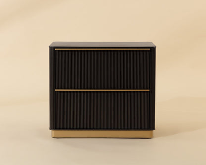 Kalla Nightstand - Small - Charcoal