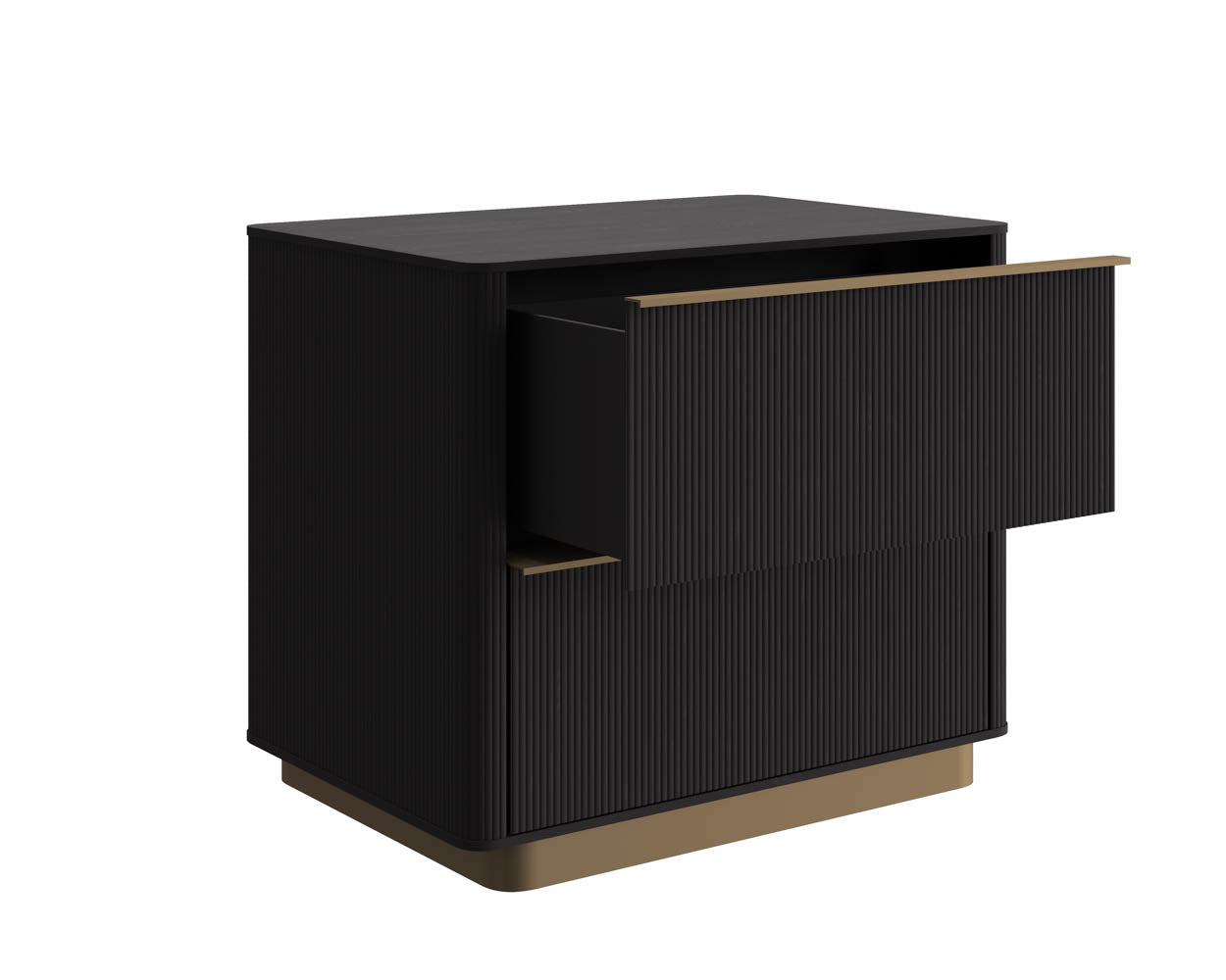 Kalla Nightstand - Small - Charcoal