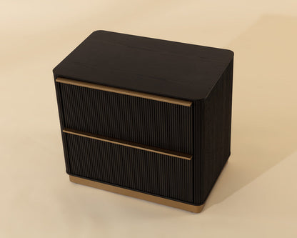 Kalla Nightstand - Small - Charcoal