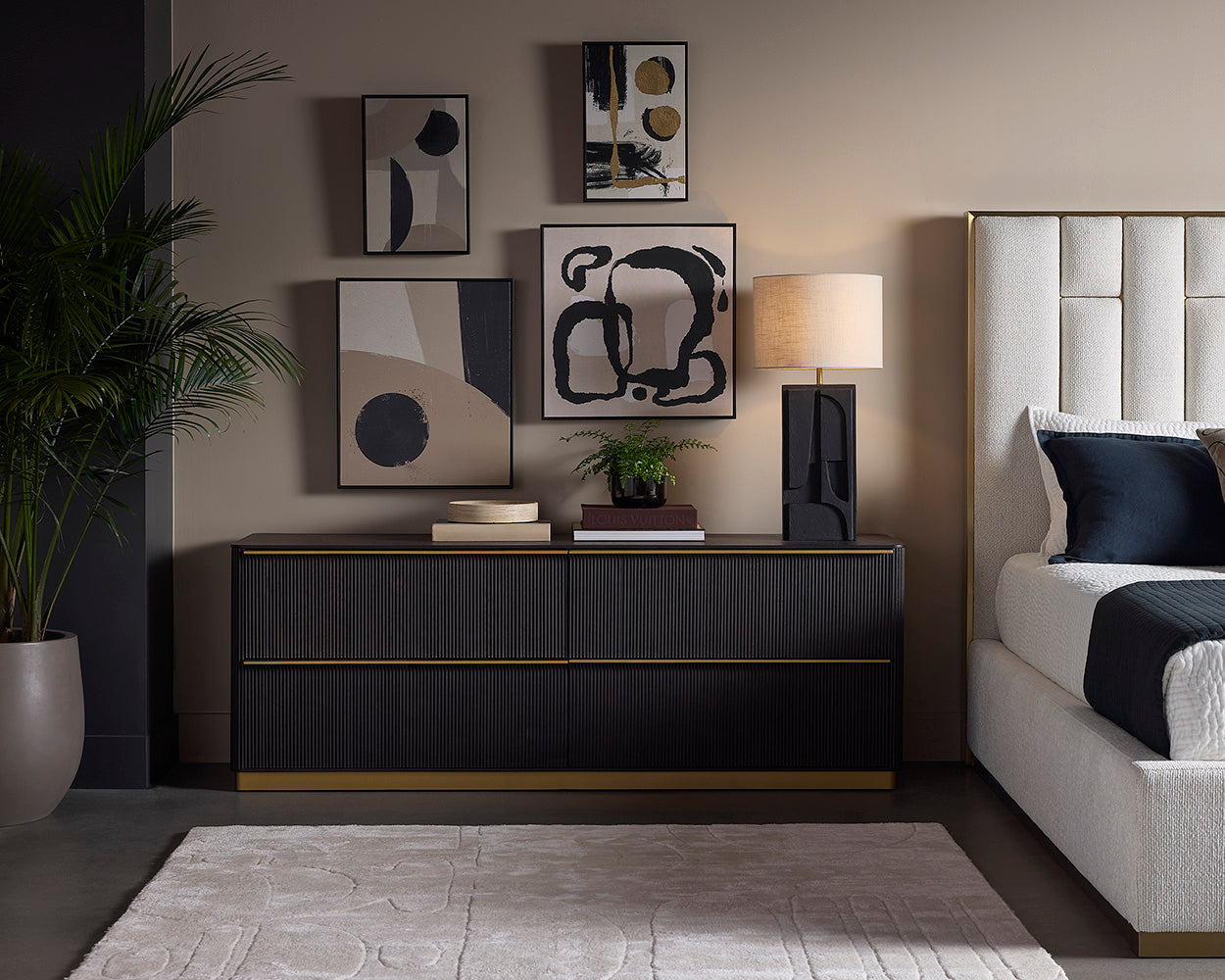 Kalla Dresser - Charcoal