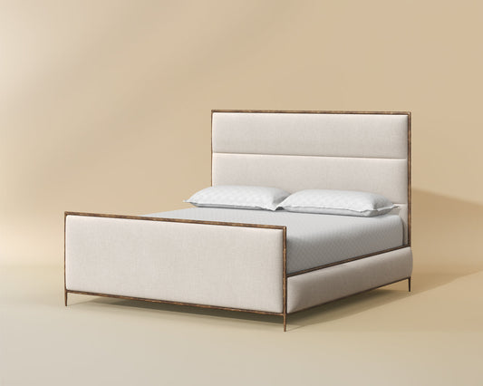 Yasmine Bed - King - Zenith Alabaster