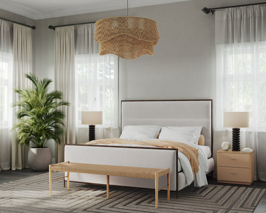 Yasmine Bed - King - Zenith Alabaster