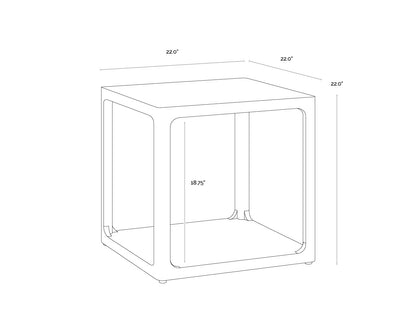Doncaster Side Table - Black