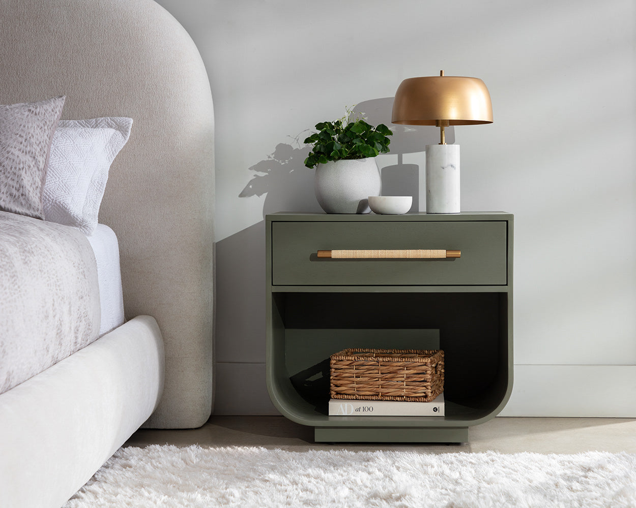 Tarrant Nightstand - Sage Green