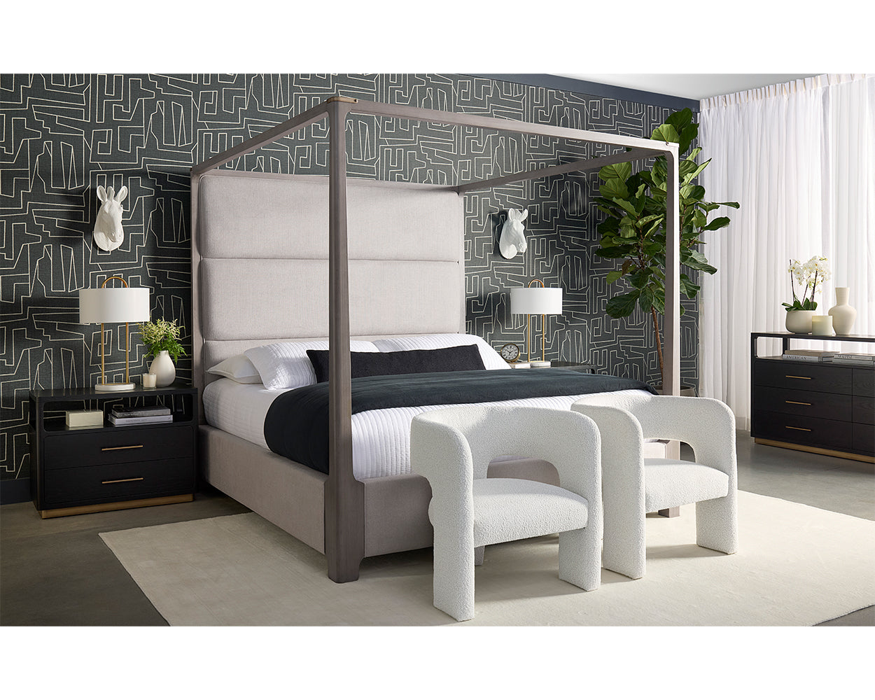 Danette Nightstand - Black