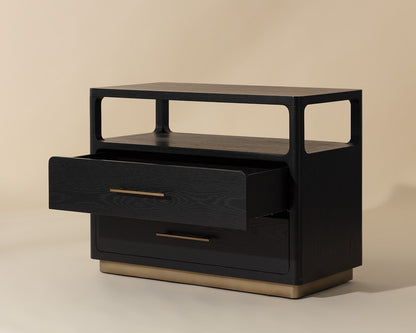 Danette Nightstand - Black