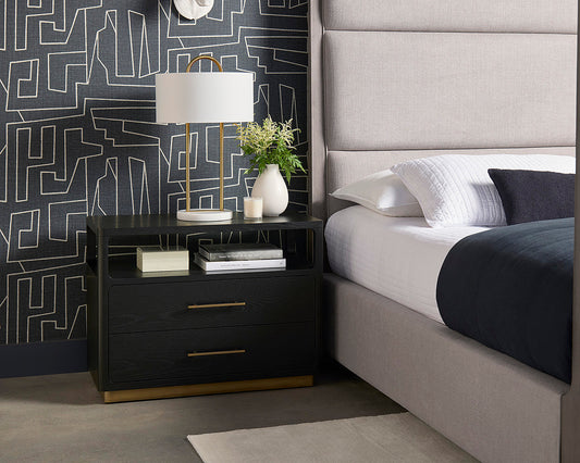 Danette Nightstand - Black