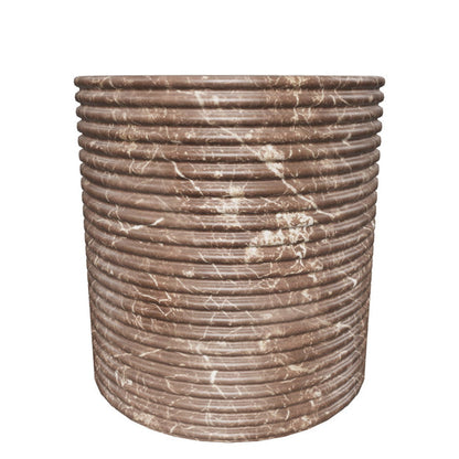 Riva Stool - Marble Look - Mocha