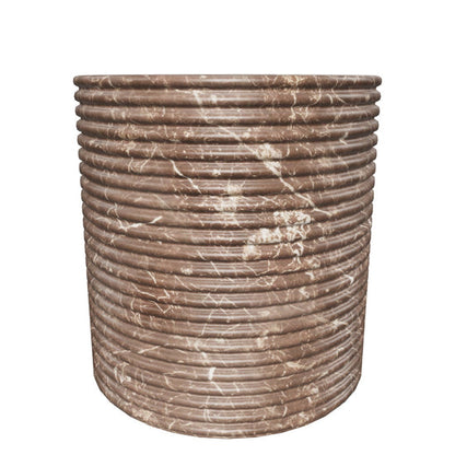Riva Stool - Marble Look - Mocha