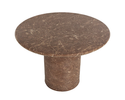 Riva Dining Table - Marble Look - Mocha