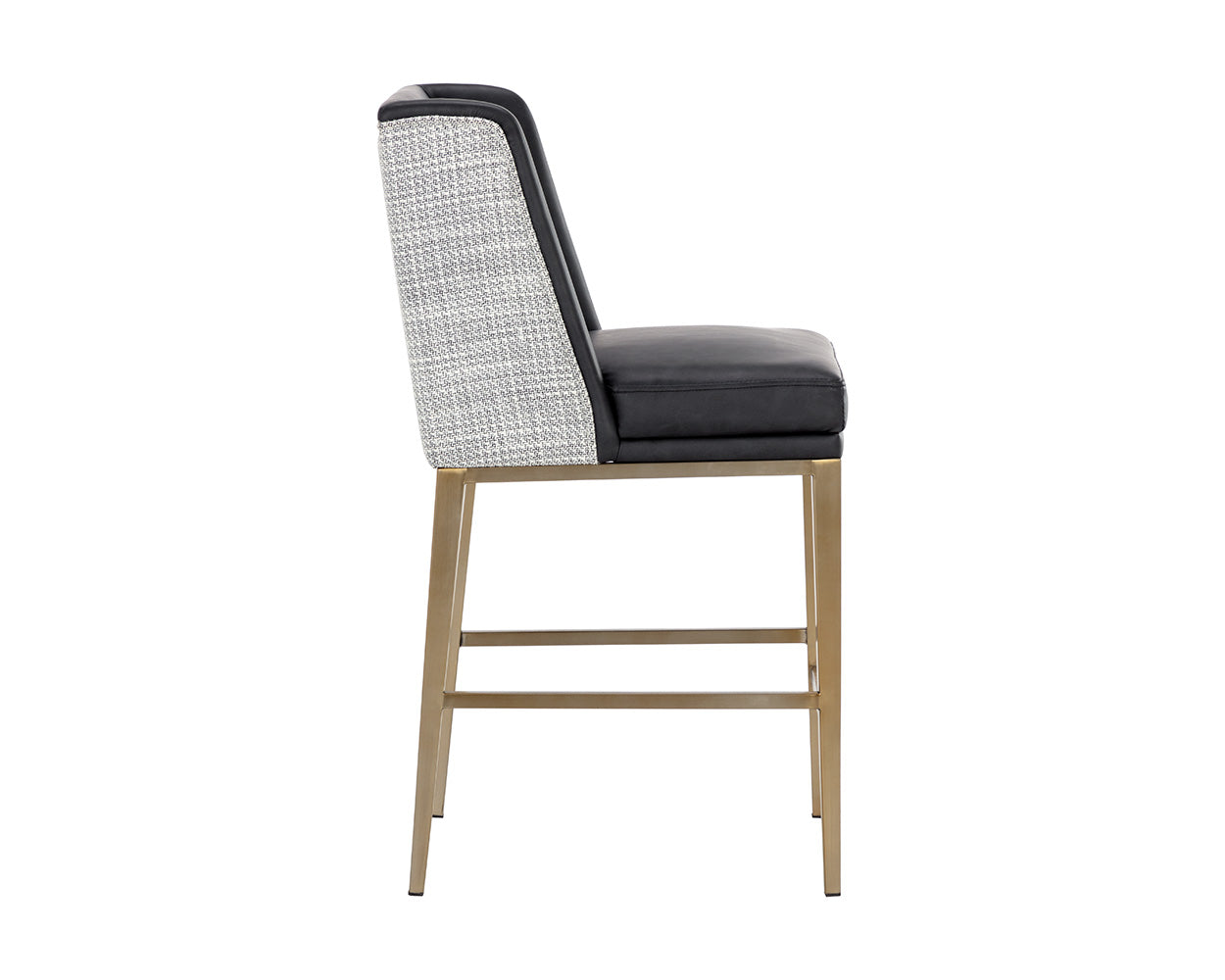 Joplin Counter Stool - Cantina Black / Vera White Pepper