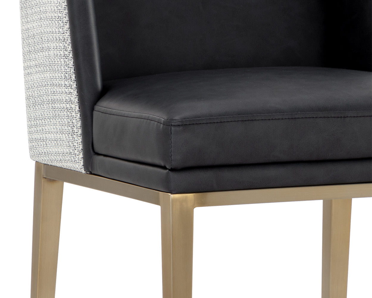 Joplin Counter Stool - Cantina Black / Vera White Pepper