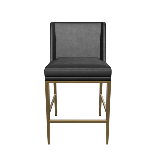 Joplin Counter Stool - Cantina Black / Vera White Pepper