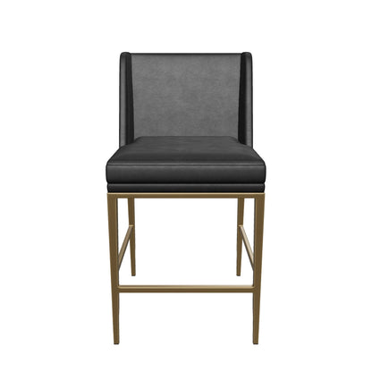 Joplin Counter Stool - Cantina Black / Vera White Pepper