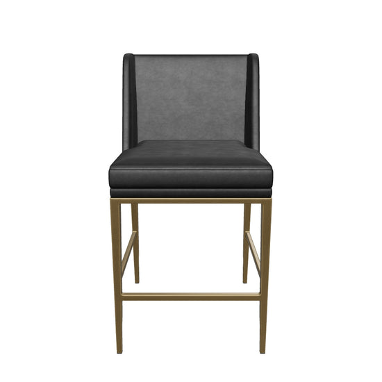 Joplin Counter Stool - Cantina Black / Vera White Pepper
