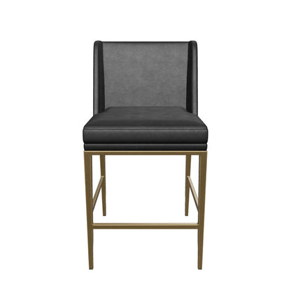 Joplin Counter Stool - Cantina Black / Vera White Pepper