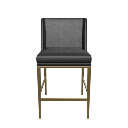 Joplin Counter Stool - Cantina Black / Vera White Pepper