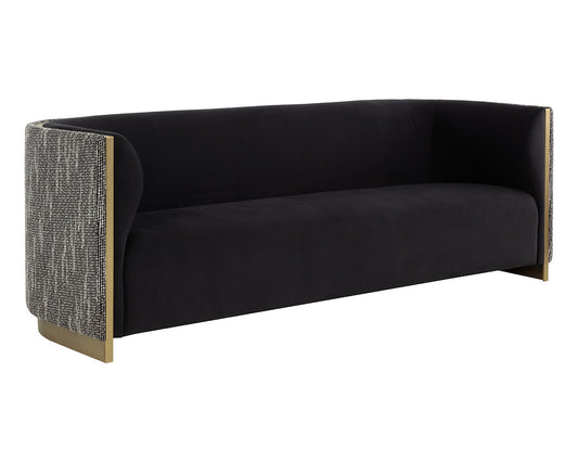 Larron Sofa - Abbington Black / Hobbes Night