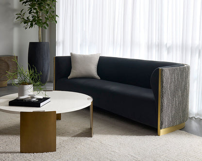 Larron Sofa - Abbington Black / Hobbes Night