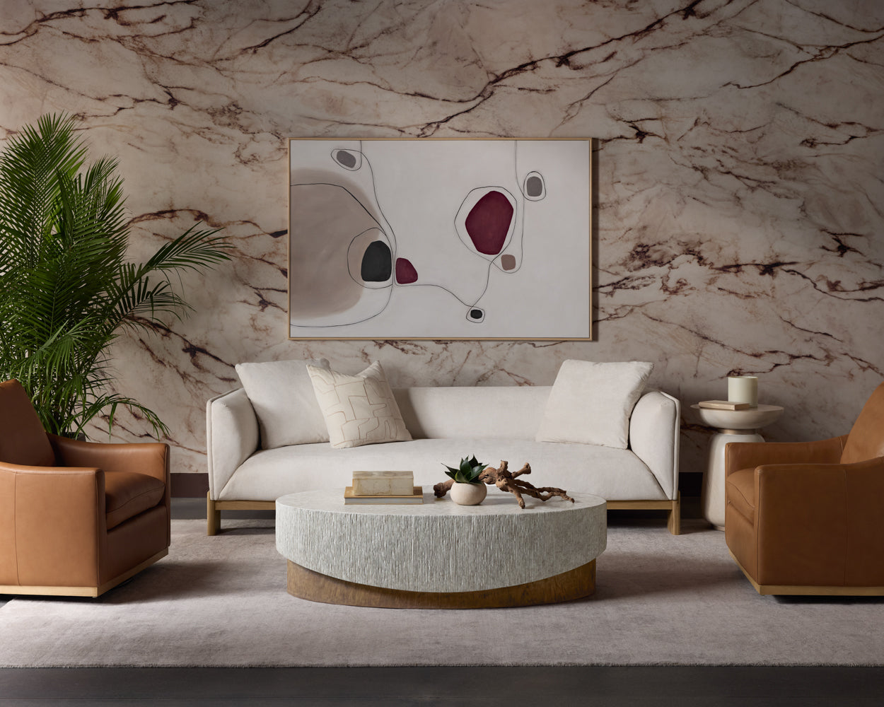 Leda Coffee Table - Oval