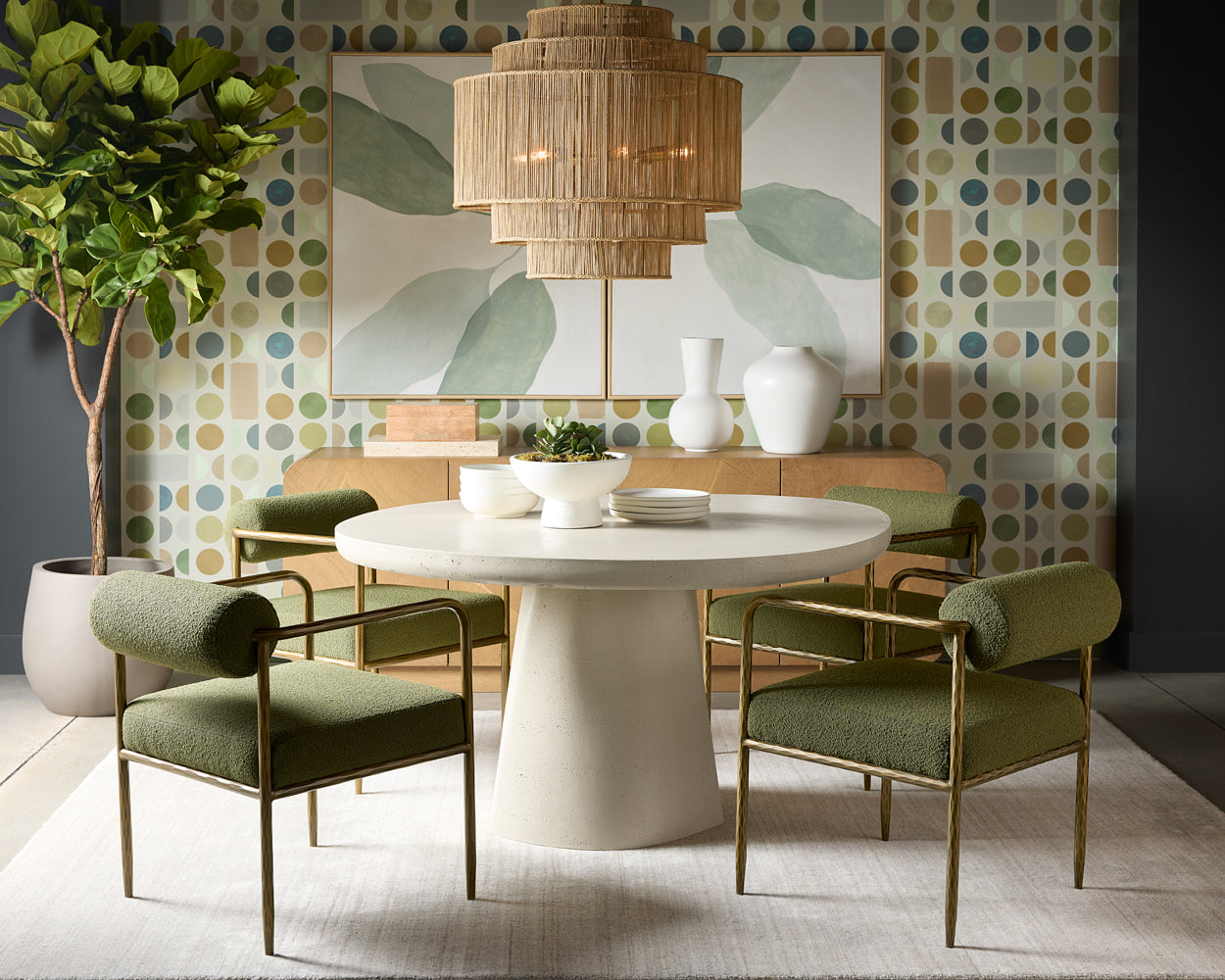 Celica Dining Table - Summer Sand
