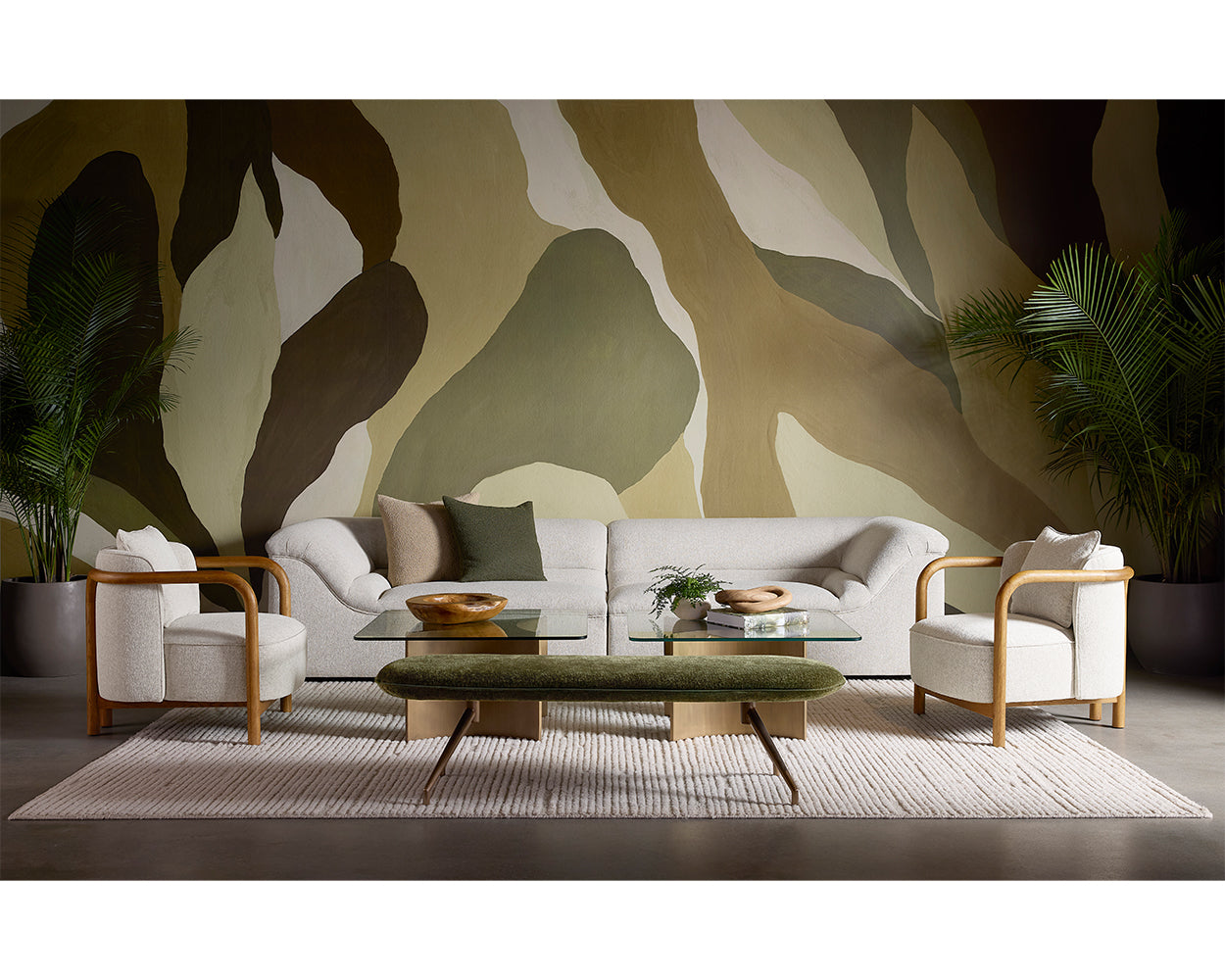 Beatrice Lounge Chair - Dove Cream