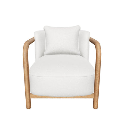 Beatrice Lounge Chair - Dove Cream