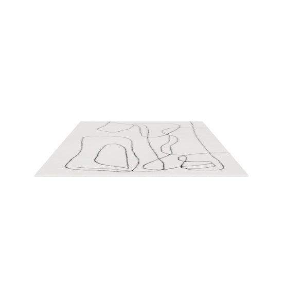 Tilda Hand-Tufted Rug - IVory / Charcoal
