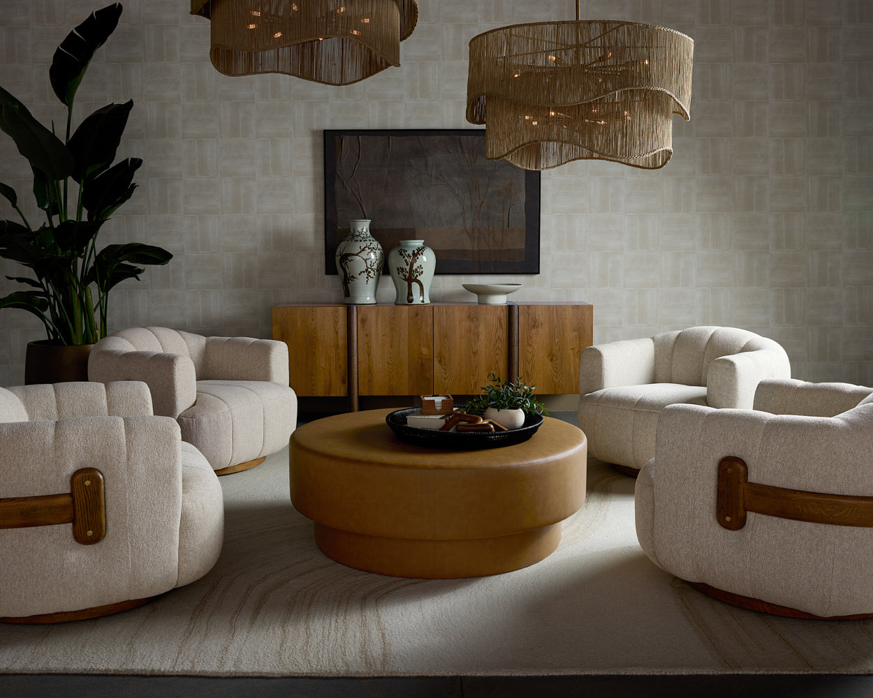 Sanibel Hand-Tufted Rug - IVory / Beige