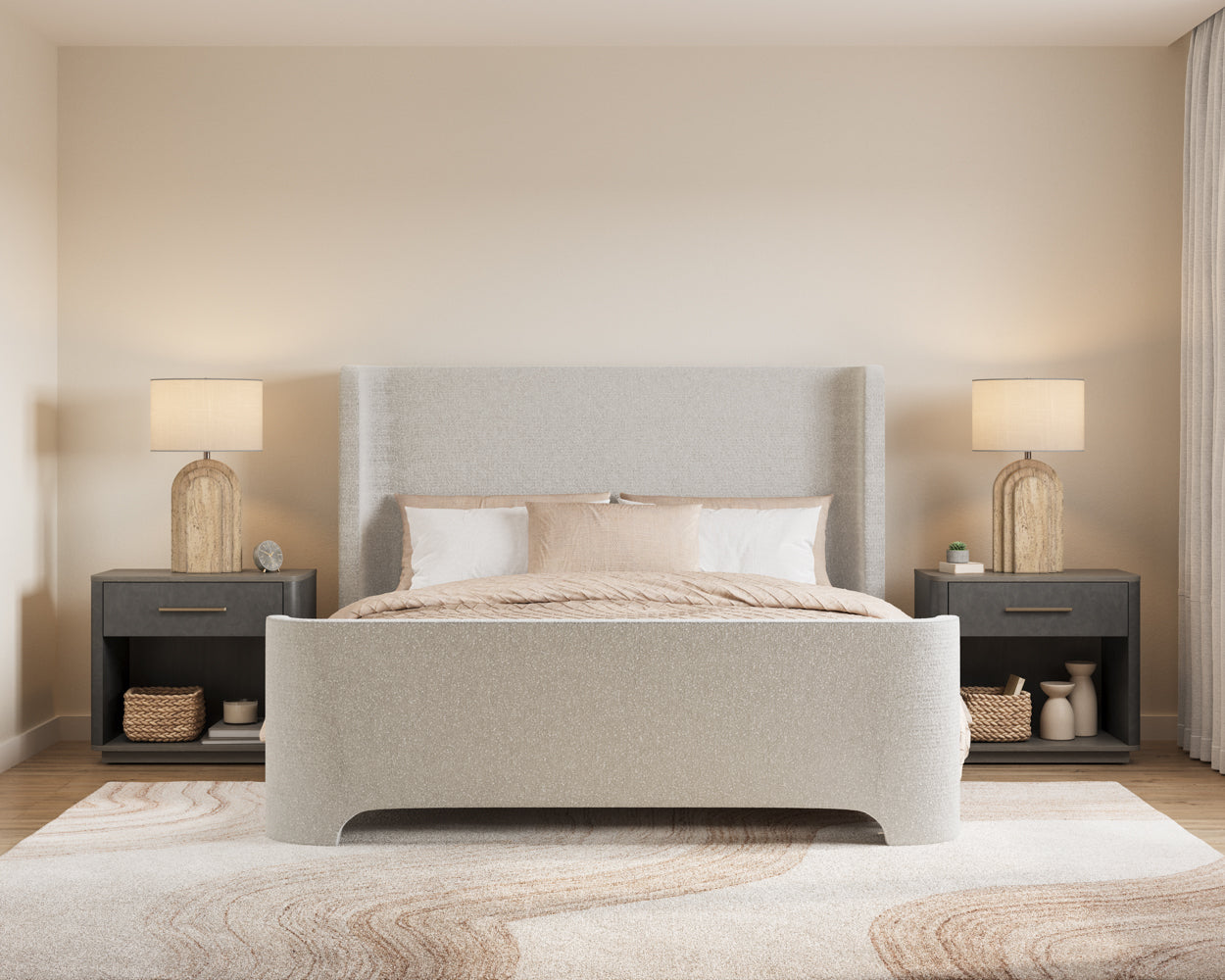 Sanibel Hand-Tufted Rug - IVory / Beige