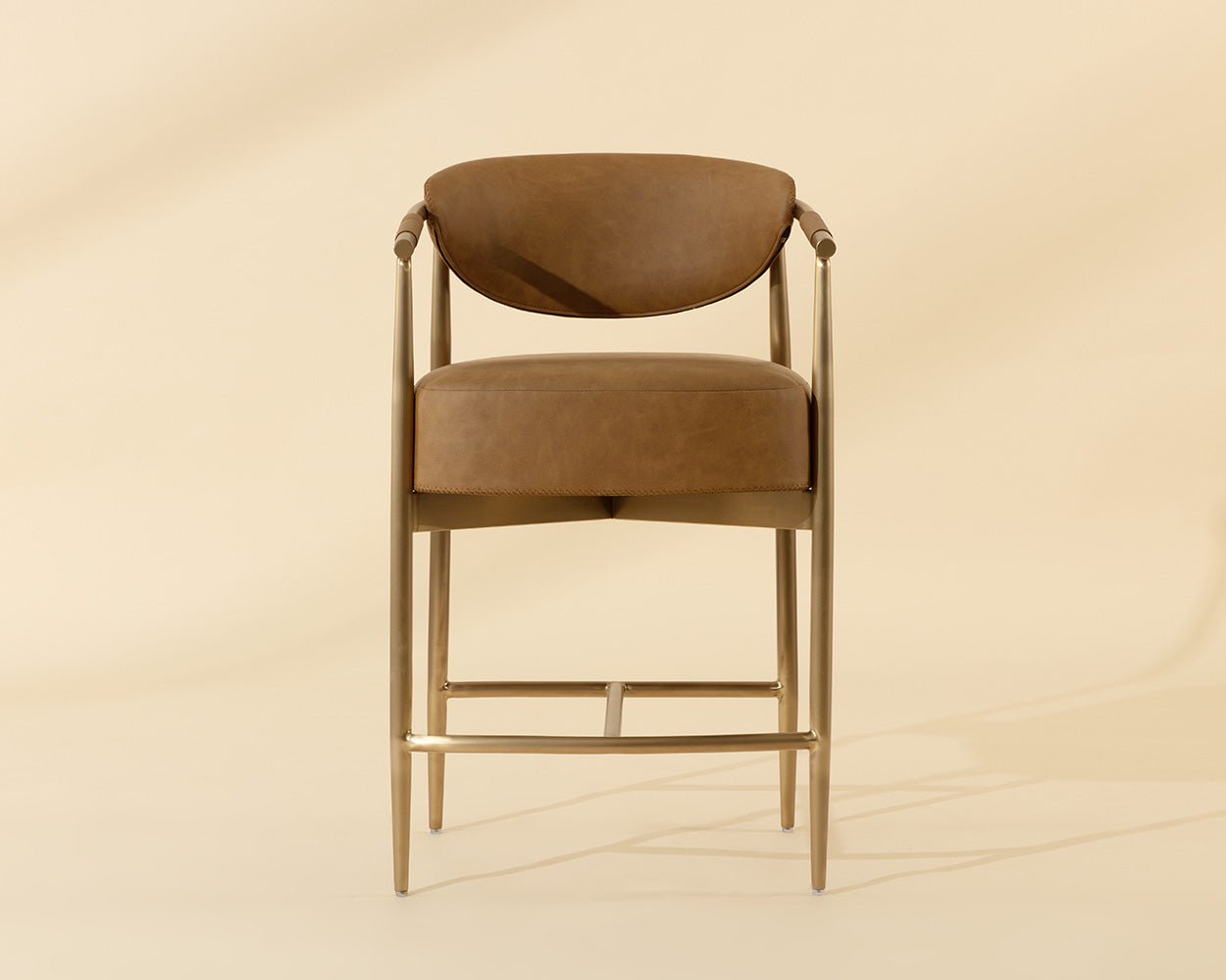 Heloise Counter Stool - Milliken Cognac