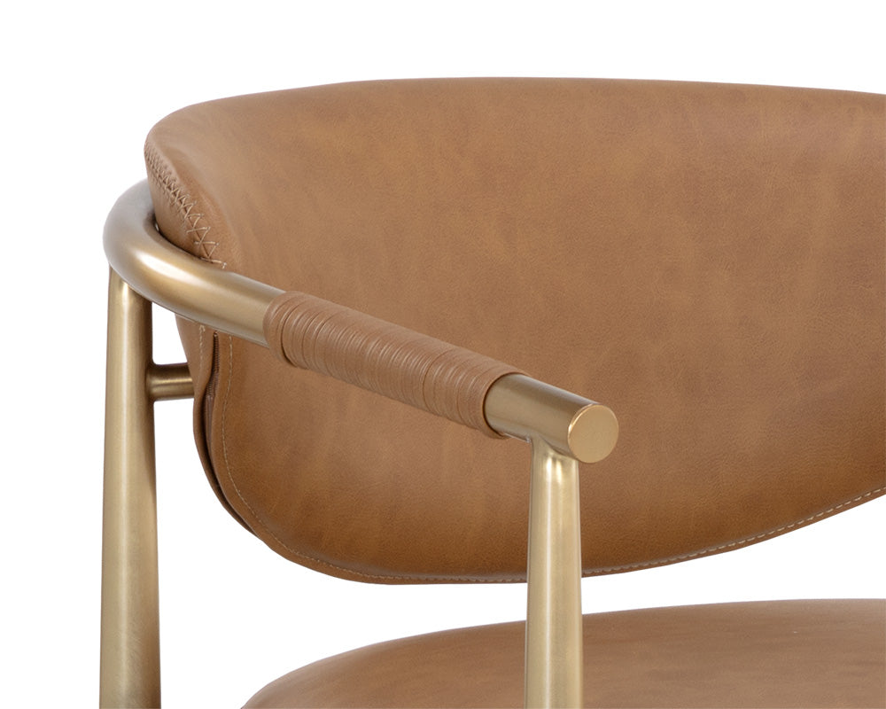 Heloise Counter Stool - Milliken Cognac