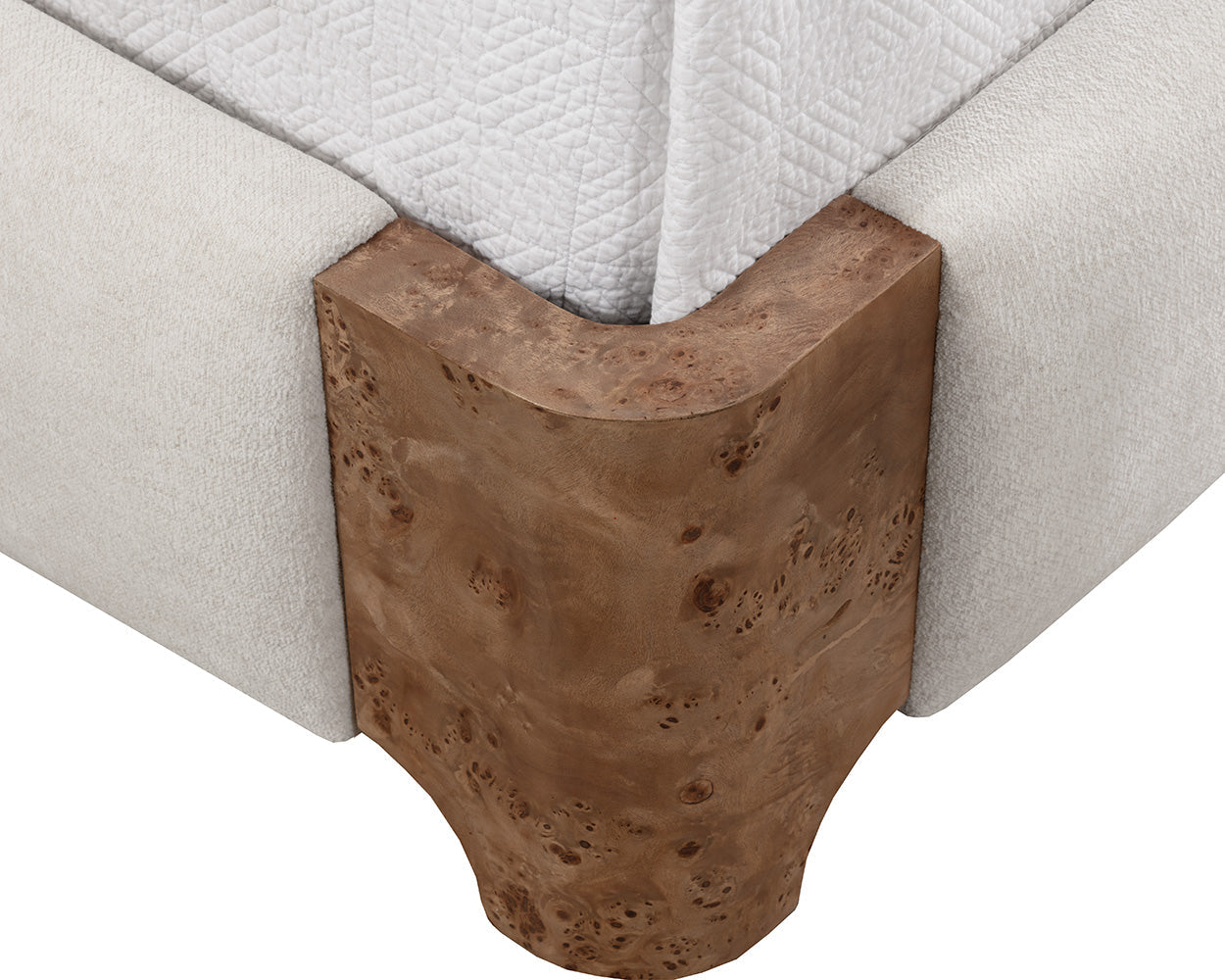 Knowles Bed - King - Eclipse White